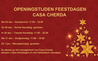 Openingstijden feestdagen